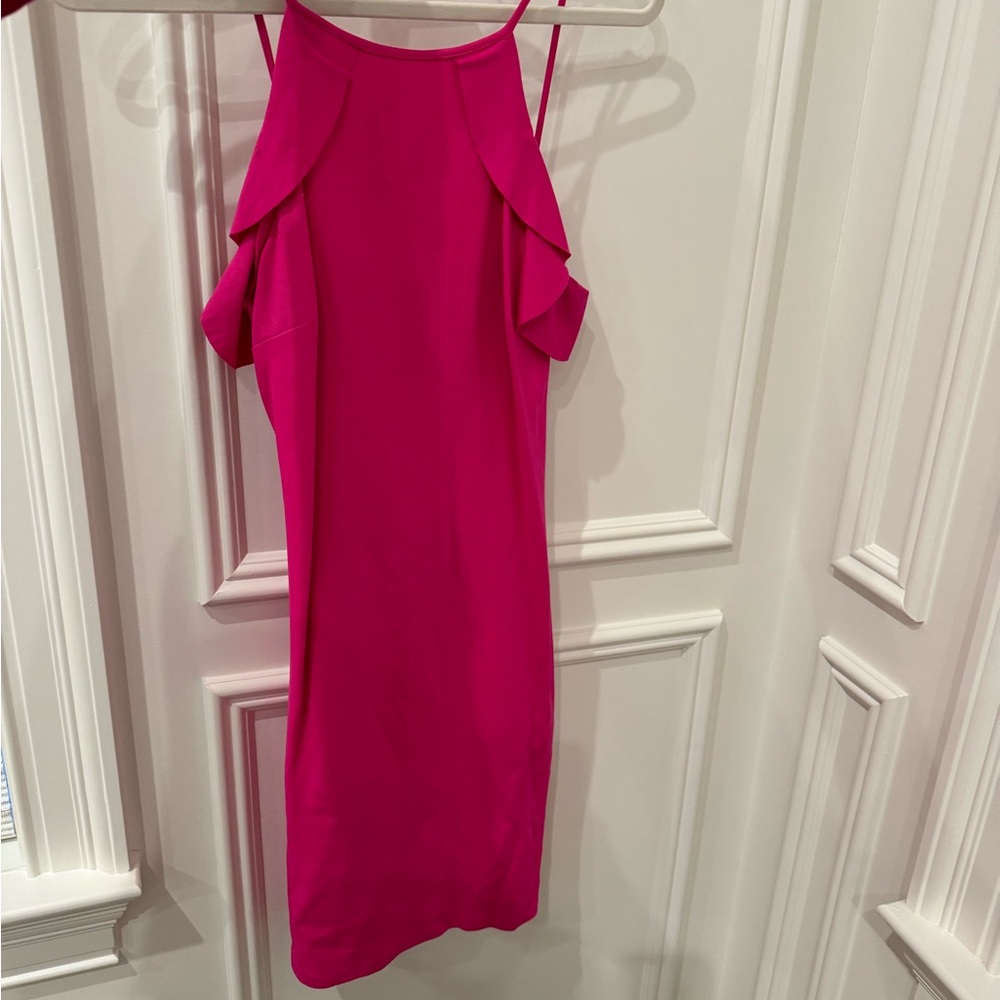 Hot Pink Sleeveless Dress